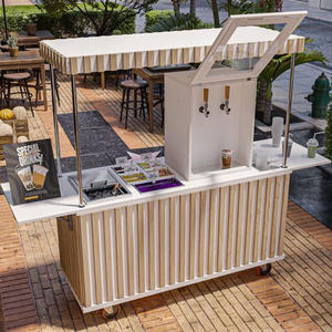 Carrello <span class=keywords><strong>Mobile</strong></span> in Metallo Personalizzato per Caramelle, Caffè e Bevande per Negozi di Alimentari e Fast Food - Product Image 1