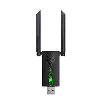 Adaptador de Red Inalámbrico USB Gigabit AC de Doble Banda de 5 GHz y 1300 Mbps, Receptor y Transmisor Wi-Fi con Antena Externa, Sin Controladores, en Stock