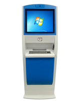 Kiosque interactif d'écran tactile d'impression du service A4 d'individu avec la fonction de balayage de document