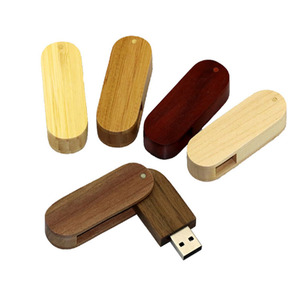Hohe Qualität Holz Usb-Stick Swivel Usb 2.0 3,0 Pen Drive 32 GB, 128GB Bambus-Stick 64 GB, 16 GB, 8GB Mit Logo Custom - Product Image 6
