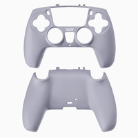 Coque rigide pour PC avec revêtement anti-huile pour manette PS5, étui de protection antidérapant avec capuchons de pouce
