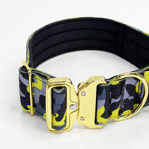 Collar de combate de camuflaje personalizado multicolor de calidad, venta al por mayor, Collar ajustable para entrenamiento táctico al aire libre para perros - Product Image 6
