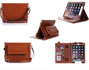 Bao Da Chính Hãng Đảm Bảo Chất Lượng Cho <span class=keywords><strong>iPad</strong></span> Pro 12.9 Có Dây Đeo Vai Và Túi Sạc - Product Image 1