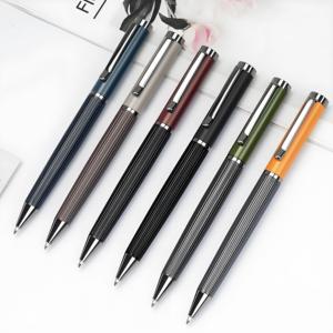 Lüks Morandi renkler Metal tükenmez kalem iş ofis hediye promosyonlar kalemler ile özel kazınmış logosu - Product Image 2