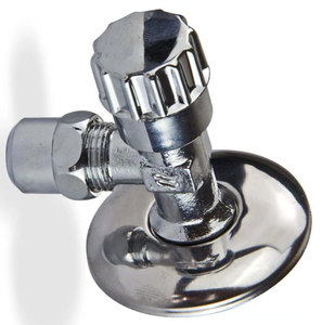 CW617N Vanne d'angle Jardin 1/2 "Cuivre Laiton Tuyau D'eau Bavoir Robinet Norme Allemande - Product Image 3