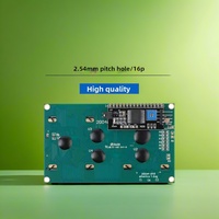 Placa Adaptadora STN IIC 2004A, Película Azul PCF8574, Pantalla LCD de Alta Calidad de 77*25.2mm con Retroiluminación LED, Interfaz I2C