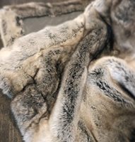 Haute qualité épais doux Shaggy en peluche canapé canapé jeter couverture confortable acrylique luxe fausse fourrure couverture pour canapé-lit