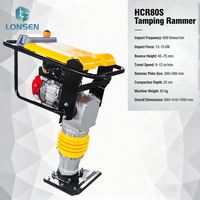 Compacteur vibrant HCR80S, plaque de compactage 300*280mm, vitesse de déplacement 9-12m/min