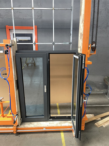 Khung Nhôm Màu Xám Cho Cửa Sổ Kính Nhôm Cửa Sổ Nghiêng Cửa Sổ Nhôm Tráng Men Ba - Product Image 6