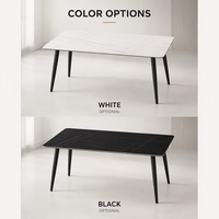 Tables de salle à manger rectangulaires modernes de luxe 2026 pour restaurant et cuisine, 6 à 8 places