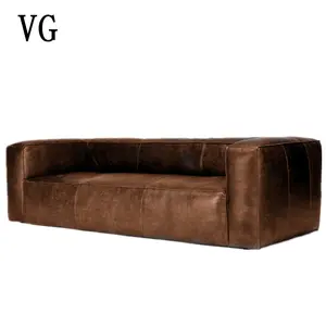 Индивидуальные Оптовые итальянский простой стиль кожаный диван, гостиничный лобби диван для гостиной