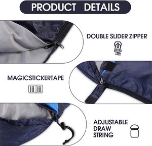 Woqi-saco de dormir de algodón para acampar al aire libre, saco de dormir con capucha para tienda - Product Image 5