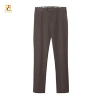 Pantalon long léger pour homme, respirant, coupe droite, luxueux, confortable, uni, décontracté, de qualité supérieure, pour le bureau 2026