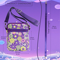 Offre Spéciale néoprène femmes fronde sac de téléphone portable Simple sac à bandoulière néoprène femmes sac de messager