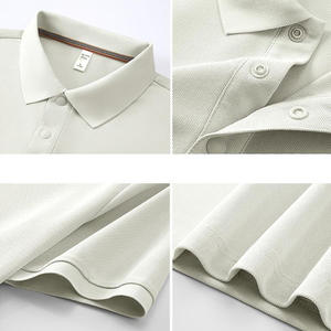 Camiseta Polo de Golf Extra Grande, Cómoda, Transpirable, Negra y Blanca, con Logotipo Personalizado al por Mayor, para Personal del Hogar, Hombres y Mujeres - Product Image 6