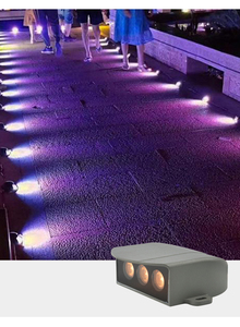 3W Outdoor Waterproof RGB Landscape Underground Light 24V LED Wall Light Jardin <span class=keywords><strong>Terrasse</strong></span> Plancher en <span class=keywords><strong>bois</strong></span> Escalier Accoudoir Spot - Product Image 5