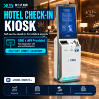 Kiosque d'hôtel pour l'enregistrement en libre-service, la réception des clients, le service de réception de l'hôtel, les opérations hôtelières et le soutien des clients
