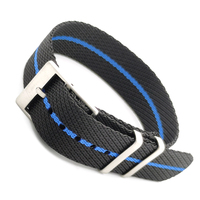 Bracelet de montre sport en tissu nylon respirant et réglable Maxtank BD087 20 22 mm avec boucle à ardillon pour smartwatch