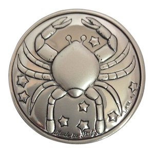 Colgante y amuleto BLAZON ZODIAC CANCER de 30 mm de diámetro - Product Image 1