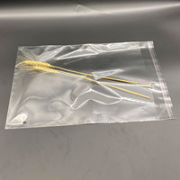Fournisseur OEM, impression personnalisée de logo, sac en cellophane transparent, emballage transparent en OPP auto-adhésif pour bijoux, cosmétiques