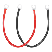 Câble d'alimentation/terre pour amplificateur audio de voiture 8 AWG OFC PVC, bornes à anneau de 3/8 pouces, rouge et noir, CE, pour amplificateur de subwoofer, 600 V