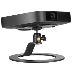 Support de projecteur universel avec tête sphérique pivotante, fixation mobile sur table, amovible, réglable, métal + bois, charge maximale 8 kg - Product Image 1