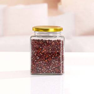 Frascos de Vidrio Cuadrados de Diferentes Tamaños con Tapa de Rosca y Serigrafía para Almacenamiento de Mantequilla de Maní - Product Image 3