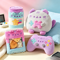 Peluche chat gris personnalisée OEM ODM, figurine chat mignonne, jouet pour machine à griffes, fabricant de jouets en peluche en gros