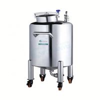 Réservoir de stockage conique scellé en acier inoxydable sanitaire 304/316 personnalisé pour la bière, le café, le vin et l'eau
