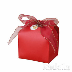 صناديق تغليف حلوى الزفاف من الجلد بتصميم عقدة، أكياس حلوى، هدايا الزفاف للضيوف، تذكارات، ديكورات حفلات الزفاف - Product Image 6