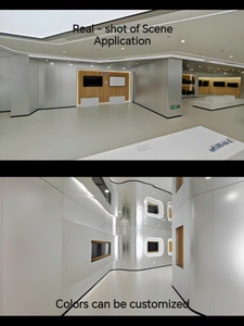 Carbon tấm tinh thể WPC Board E0 chống cháy độ ẩm bằng chứng cho Nội Thất Tường trần trang trí 1220x2440 mét 8 mét - Product Image 3