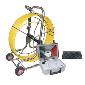 Système Offre Spéciale de caméra de réparation de nettoyage d'inspection de tuyau d'égout avec le câble de fibre de verre de 20-120M