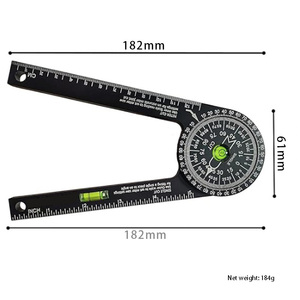 热销水平气泡360度角卷尺。公制和英制单位木工角尺 - Product Image 6