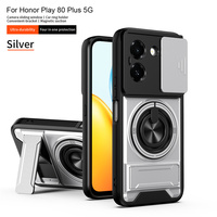 Étui de protection hybride robuste en TPU+PC Lichicase pour Honor Play 90 Plus X7e 600 Smart Dual Bracket Back Cover
