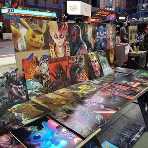 Ricky חם מותאם אישית 3d פוסטר קיר פלסטיק אמנות תפאורה בית קריקטורה סגנון hd אפקט חזותי HD אפקט 3D פוסטר - Product Image 4