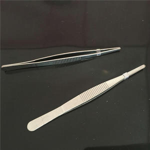 Pincettes en acier inoxydable 12,5 cm 14 cm 16 cm 18 cm 20 cm à tête droite et courbée pour plantes aquatiques, succulentes, outils de jardinage - Product Image 5