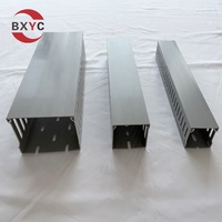 Caja de Protección para Cables Eléctricos de PVC Ranurada Boxun Yuncheng, Resistente a Impactos, Rayos UV y al Fuego