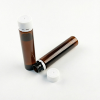 Flacon de liquide oral à double compartiment de 15 ml, 30 ml, 50 ml avec compartiment de rangement pour pilules, flacon de médicament en plastique PP