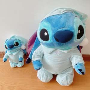 Almohada de Peluche Grande de Stitch en Pijama y Gorro de Dormir - Adorable Muñeco de Peluche de <span class=keywords><strong>Lilo</strong></span> & Stitch, Compañero de Cama Grande y Abrazable - Product Image 2