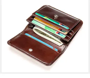 Westal 7411 çok fonksiyonlu tasarımcı kadın kart tutucu bayan mini deri cüzdan hakiki ince para cebi ile erkek para cüzdan