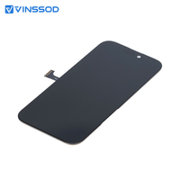 Écran OLED souple complet pour iPhone 15 Pro avec adaptateur de réparation et garantie d'un an