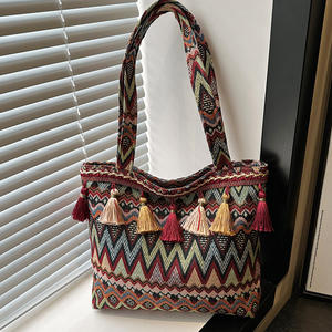 Nouvelle Collection Automne Hiver 2024 : Sac à Bandoulière <span class=keywords><strong>Ethnique</strong></span> Grande Capacité, Portable, Style <span class=keywords><strong>Panier</strong></span> de Légumes, Design Tendance - Product Image 5