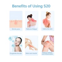 Rouleau de glace de refroidissement de la peau, logo personnalisé, lifting du visage, gel masseur de la peau, calme le corps, rouleau avec boîte de voyage S20