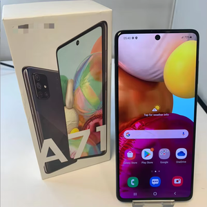 Teléfono Inteligente Sam Gala/xy <span class=keywords><strong>A71</strong></span>, Pantalla Super AMOLED de 6.7 Pulgadas, Cámara de 64MP, 6GB de RAM, 128GB de Almacenamiento, Batería de 4500mAh, Carga Rápida de 25W, Desbloqueo por Huella Dactilar, Versión Global - Product Image 1