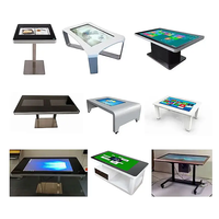 Table interactive tactile intelligente HUSHIDA 43 pouces avec écran LCD HD capacitif multi-touch pour jeux et café