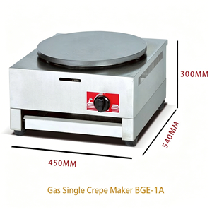 Nouvelle Plaque de Cuisson Commerciale Électrique et à Gaz en Acier Inoxydable pour Crêpes et Pancakes, Antiadhésive, Portable, Haute Productivité - Product Image 2