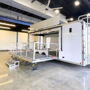 Remolque de exposición de escenarios móviles multifuncional personalizado, tienda de ropa, remolque de eventos de salón de belleza móvil - Product Image 4