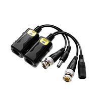 8MP Video Power 2 en 1 Video Balun BNC a RJ45 Pasivo para accesorios de vigilancia CCTV
