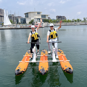 水の活動のための中国デザイン二人用ペダルバイクインフレータブルウォーターバイク - Product Image 5