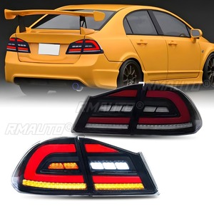 Pour Honda Civic 8ème génération FD2 FD3 2006-2011, feux de jour à LED, feux antibrouillard étanches, ensemble de feux arrière, kit carrosserie - Product Image 2